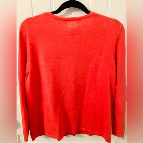 Rainbow of beautiful Cardigans! Set of 4: yellow, orange, bright pink, pale pink - Picture 9 of 13